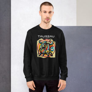 Unisex Crew Neck Sweatshirt Black Front 65ce4d2fcd5b3.jpg