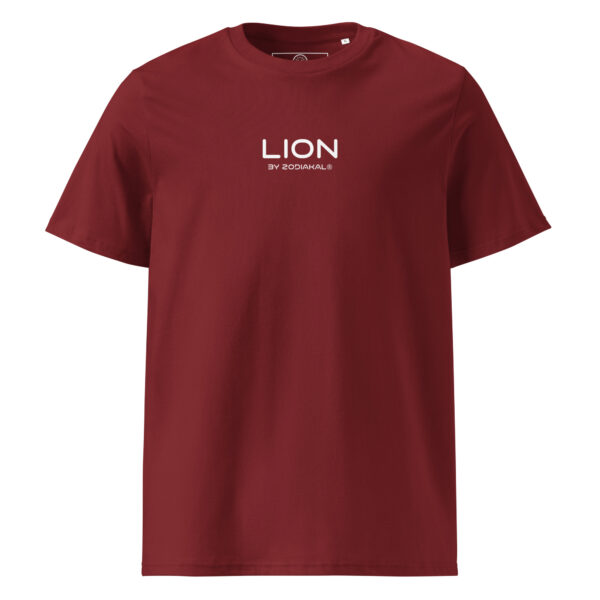 Unisex Organic Cotton T Shirt Burgundy Front 65fd44dce79e3.jpg