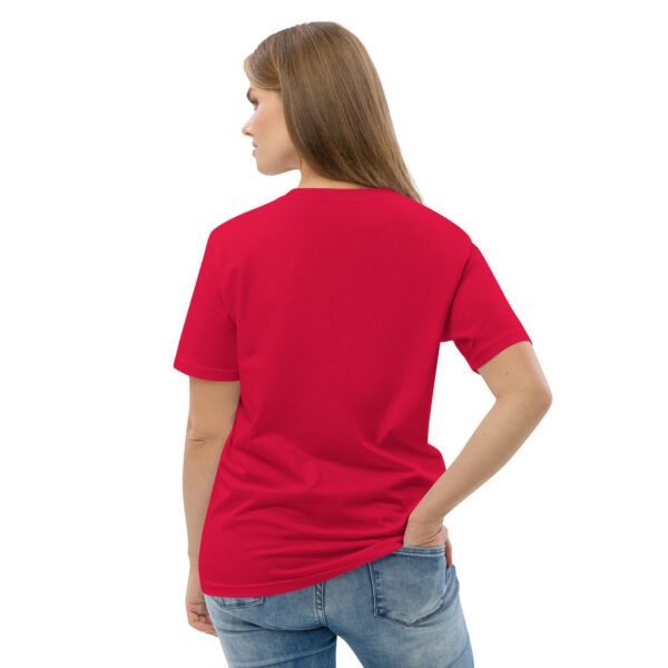 Unisex Organic Cotton T Shirt Red Back 2 65fc5e762c3e7.jpg