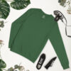 Unisex Organic Sweatshirt Bottle Green Back 2 6606eb21dfc80.jpg