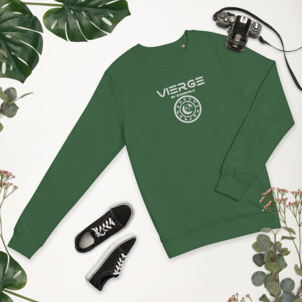 Unisex Organic Sweatshirt Bottle Green Front 2 6606ee20984b5.jpg