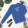 Unisex Organic Sweatshirt Royal Blue Front 2 6606eb21e05e8.jpg