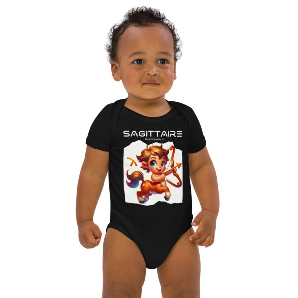 Organic Cotton Baby Bodysuit Black Front 660ad6f5432d1.jpg