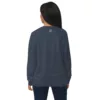 Unisex Organic Sweatshirt French Navy Back 671bbae6db685.jpg